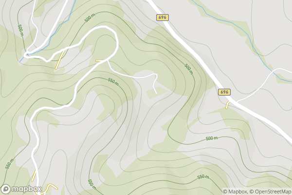 static Mapbox map