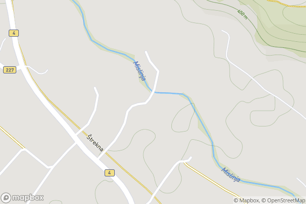 static Mapbox map