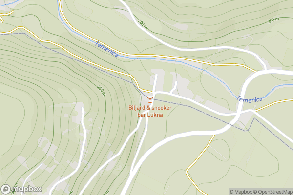 static Mapbox map