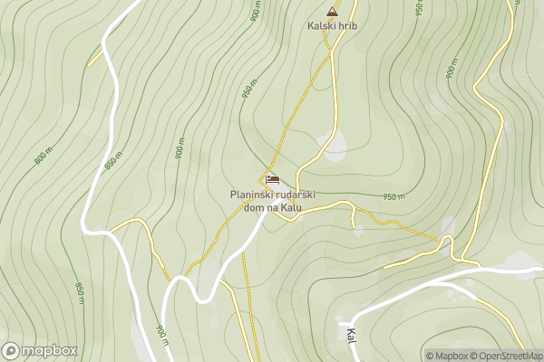 static Mapbox map