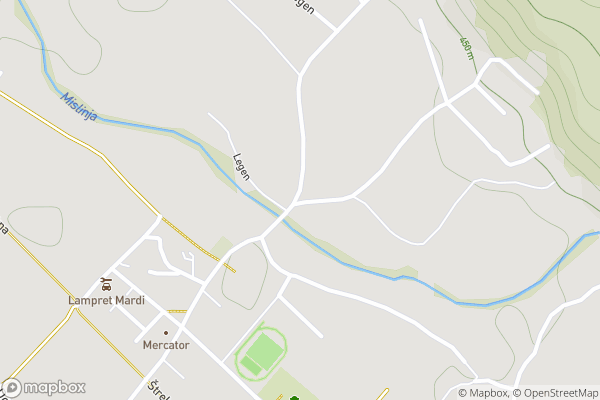 static Mapbox map