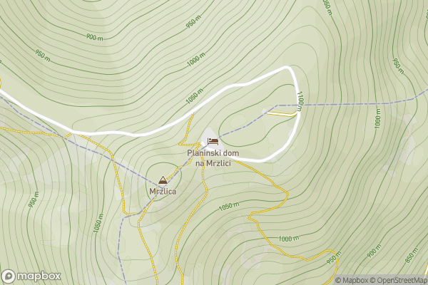 static Mapbox map