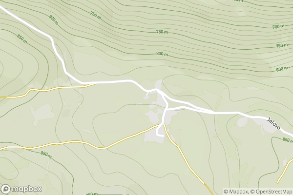 static Mapbox map