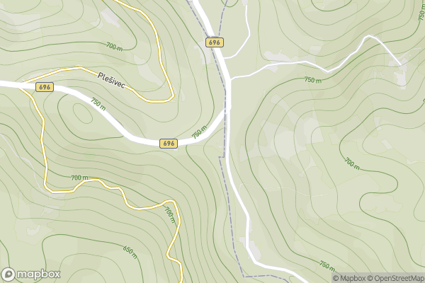 static Mapbox map