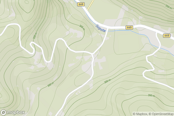 static Mapbox map