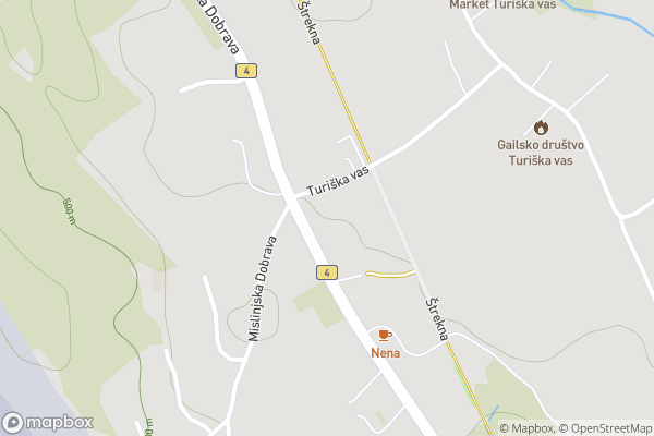static Mapbox map