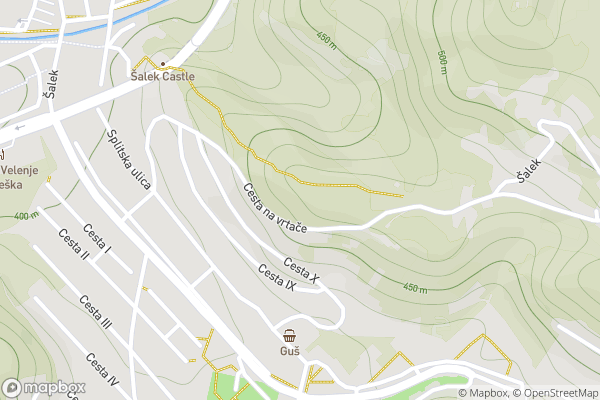 static Mapbox map