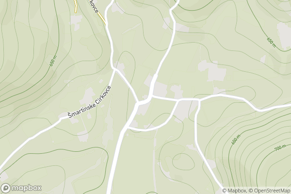 static Mapbox map