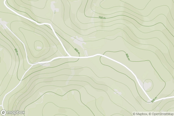 static Mapbox map