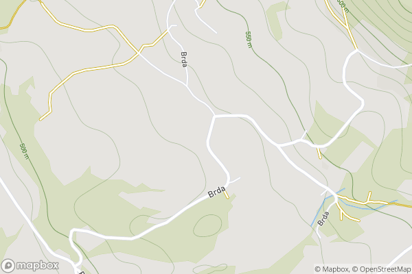 static Mapbox map