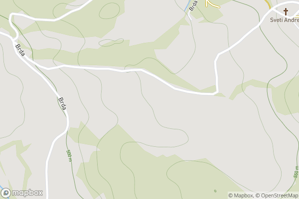 static Mapbox map