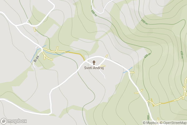 static Mapbox map