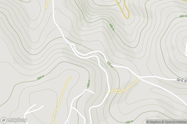 static Mapbox map