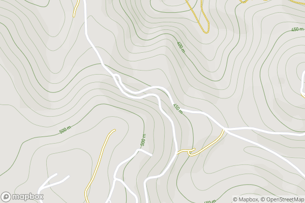 static Mapbox map