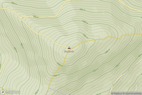 static Mapbox map