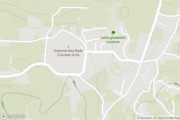 static Mapbox map