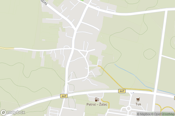 static Mapbox map