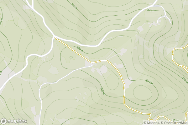 static Mapbox map