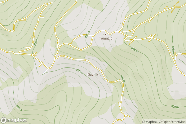 static Mapbox map