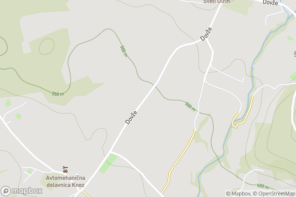 static Mapbox map