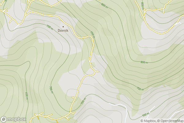 static Mapbox map