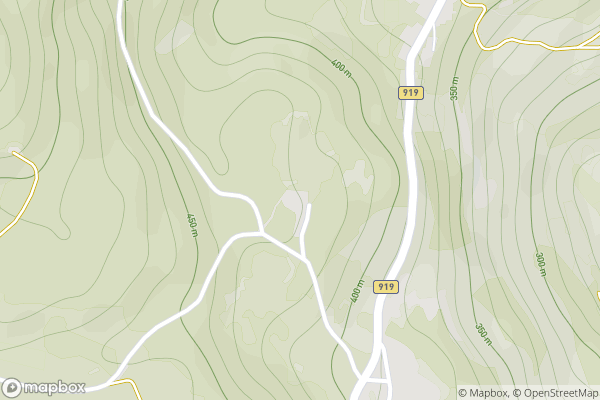 static Mapbox map