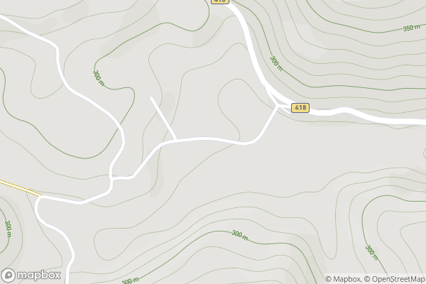 static Mapbox map