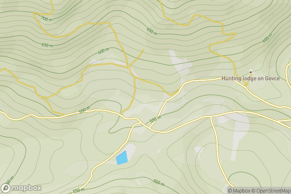 static Mapbox map