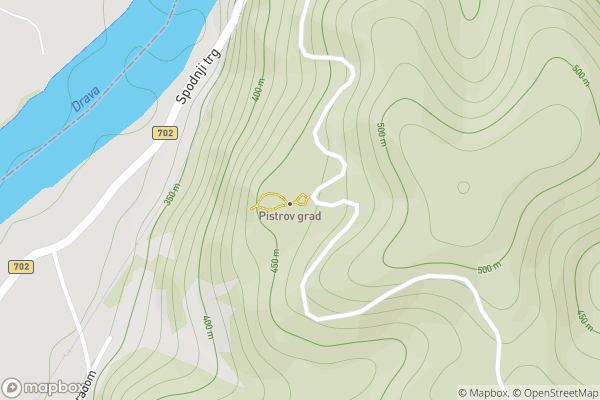 static Mapbox map