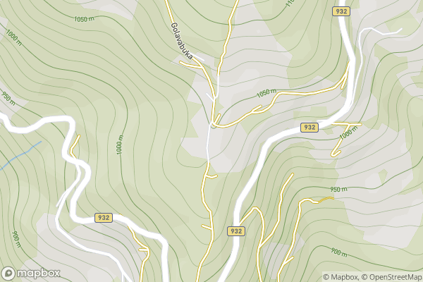 static Mapbox map