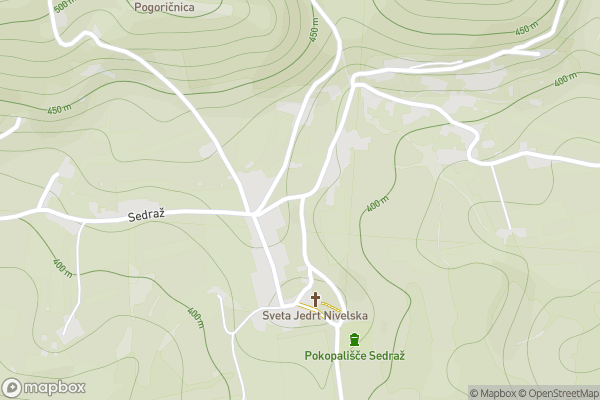 static Mapbox map