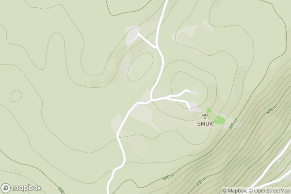 static Mapbox map