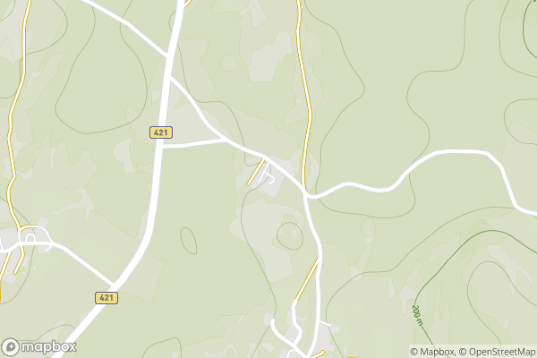 static Mapbox map