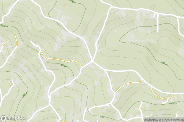 static Mapbox map