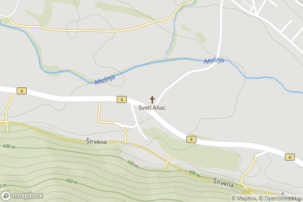 static Mapbox map