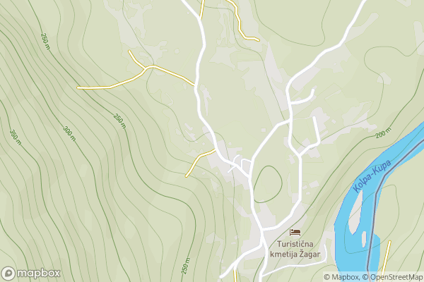 static Mapbox map