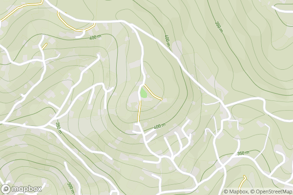 static Mapbox map