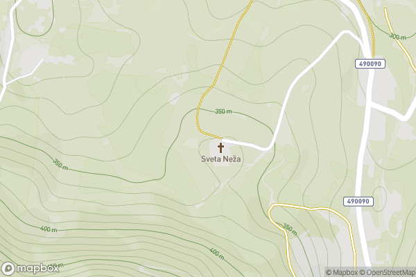 static Mapbox map