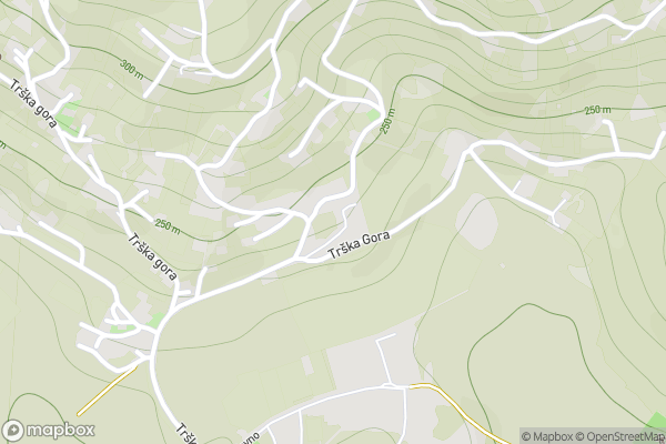 static Mapbox map