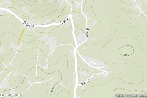 static Mapbox map