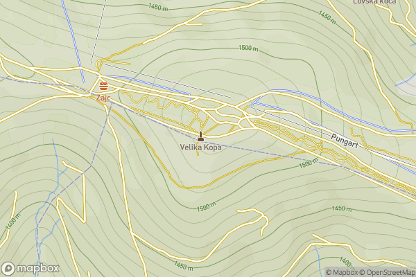 static Mapbox map