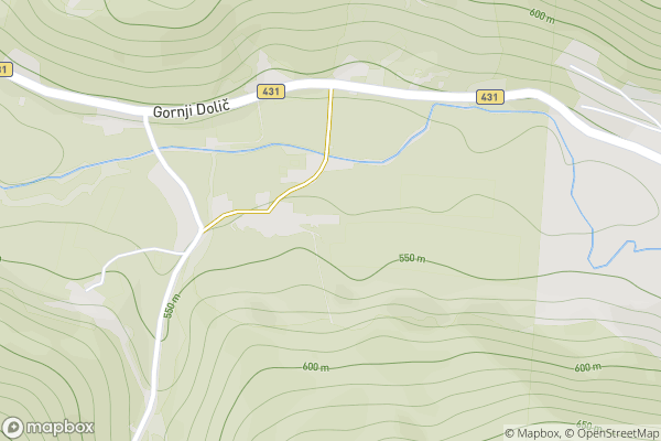 static Mapbox map