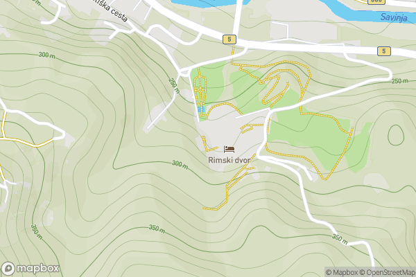 static Mapbox map