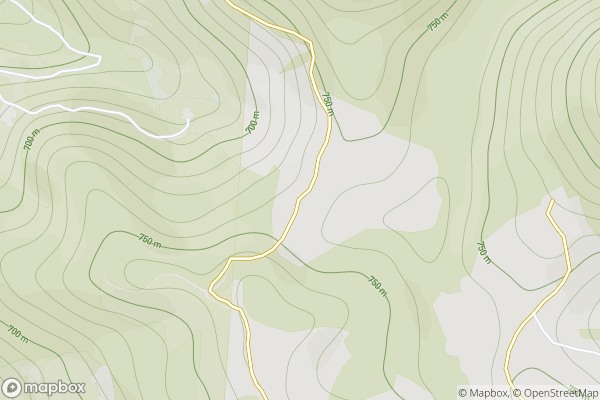static Mapbox map