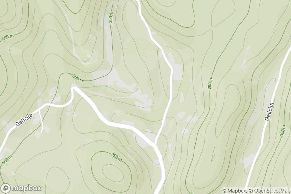 static Mapbox map