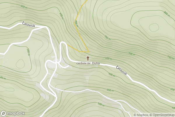 static Mapbox map
