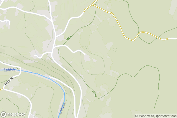 static Mapbox map