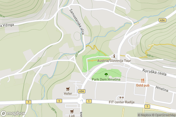 static Mapbox map