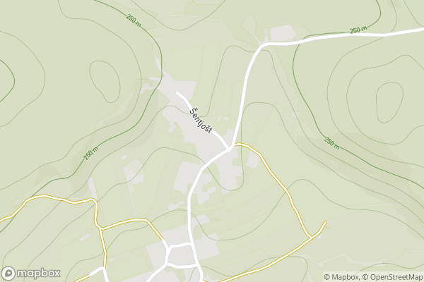 static Mapbox map