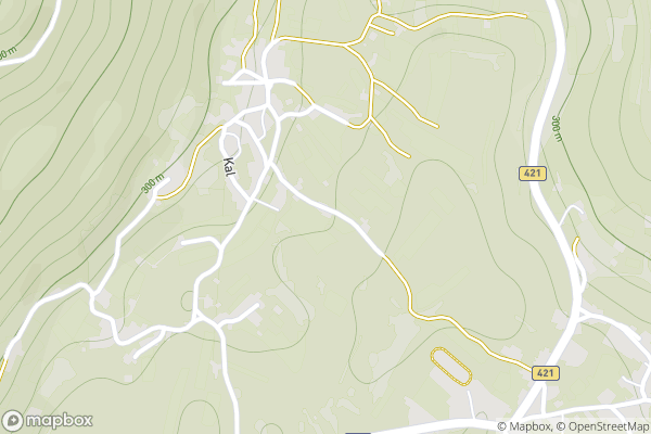 static Mapbox map